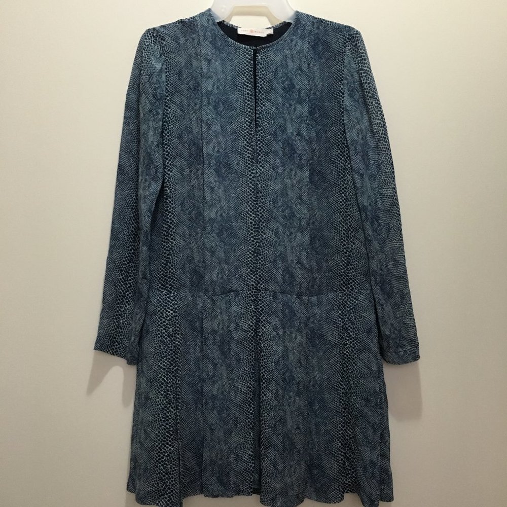 Tory Burch Women's Long Sleeve Mini Dress